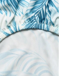 CORTINA SPANDEX Sky Blue Color Polyster Fabric Elastic Chair Cover Stretch Removable Washable 1Pcs - Sky Blue, Polyster, Pack of 1